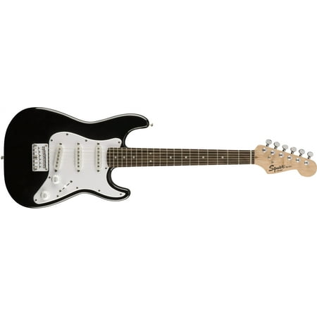 Fender Squier Mini Strat V2 Electric Guitar, Hardwood Fingerboard - (Best Strings For Squier Strat)