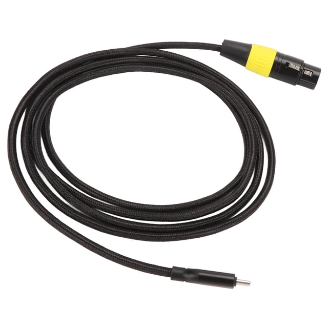 Cable XLR a USB C Cable flexible tipo C macho a XLR hembra Adaptador de conector para PC Teléfono Tablet 3 metros/9,8 pies