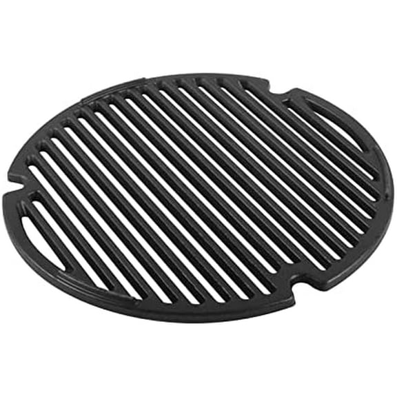 Cast Iron Grill Grate for Kamado Joe JR,Round Cooking Grids Grates,Cast Iron Sear Plate Replacement for Kamado Joe Classic Joe I, II, III,& JR Series