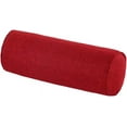 thumbnail image 2 of Nvzi Round Neck Pillow16x6 Inch for Neck Backrest for Car or Office Chair Sofa, Semi-Roll Pillow with Washable Organic Cotton Cover.（Wine red）, 2 of 5