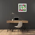 thumbnail image 3 of Seven Trees Design 20x20 White Modern Wood Framed Museum Art Print Titled - Tropical Life Flamingo I, 3 of 4