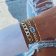 thumbnail image 5 of Pulsera de Tres Capas Ganfancp Europea y Nueva Cadena Azul 1 Juego de Pulseras, 5 of 6