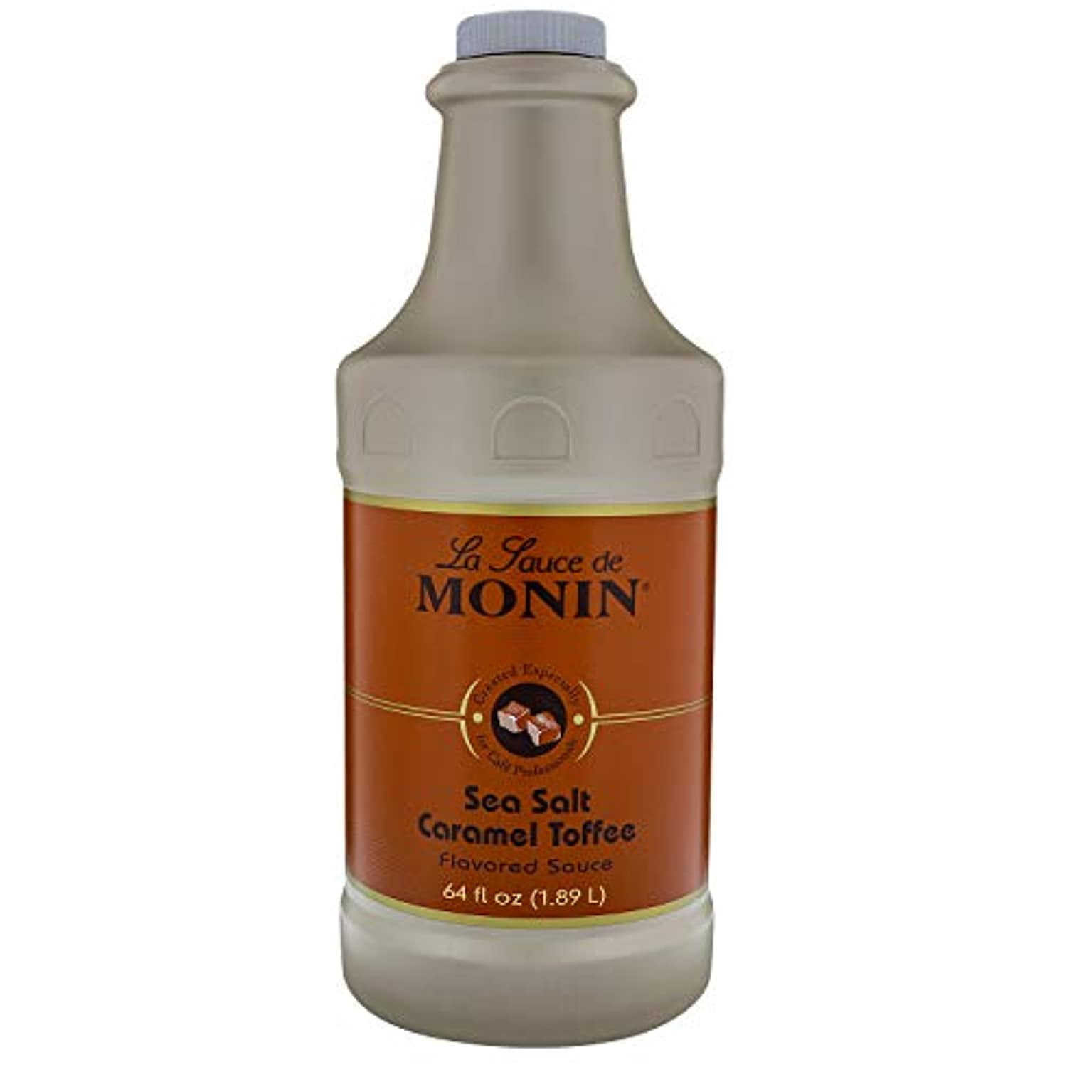 Monin Sea Salt Caramel Toffee, Rich & Buttery Flavor With Creamy