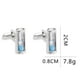 thumbnail image 2 of Cufflinks Hourglass Sand Timer Blue Crystal para hombre, 2 of 2
