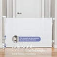 Retractable Baby Gates Extra Wide, Retractable Dog Gate for The House