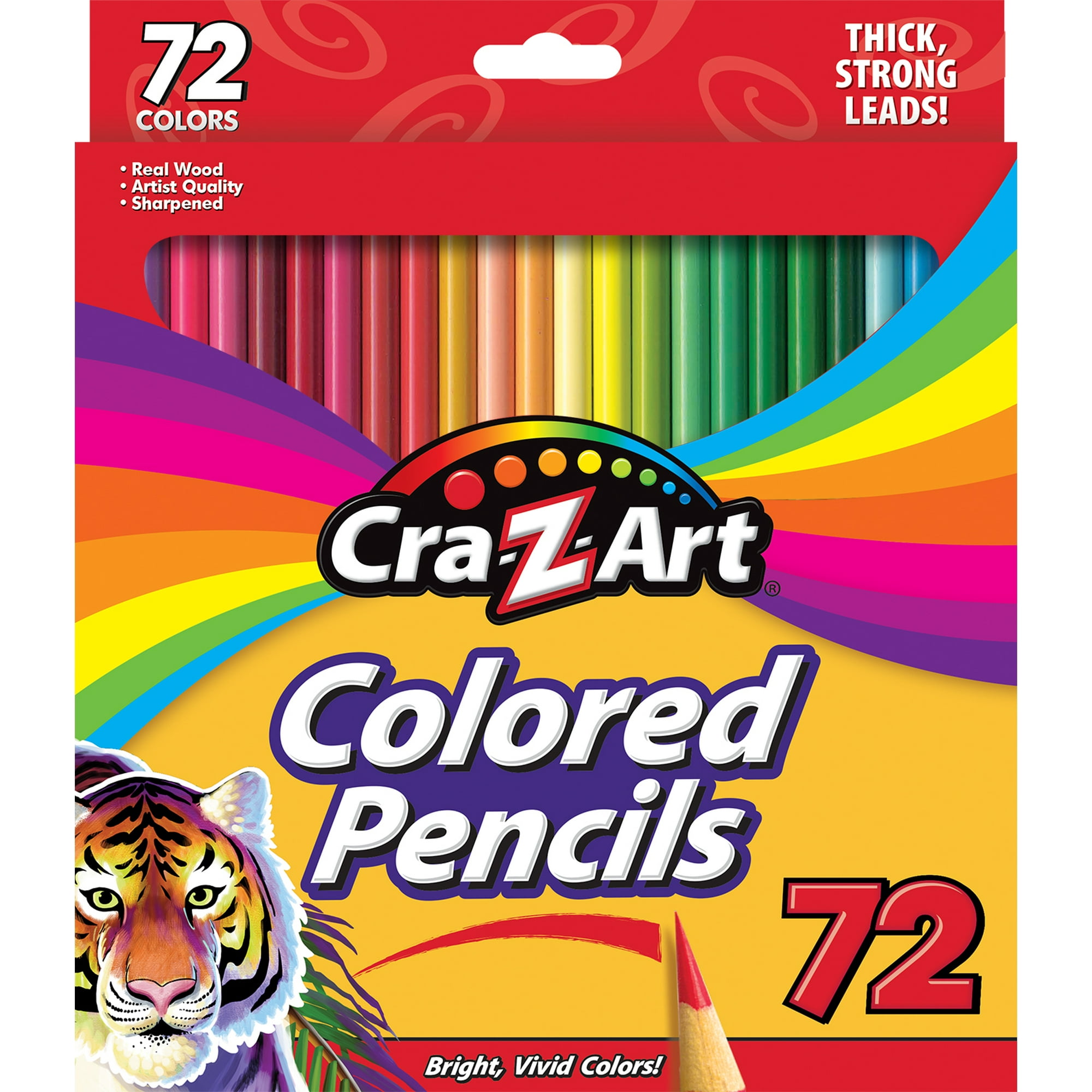 Cra-Z-Art Classic Colored Pencils, 72 Count, Assorted Colors