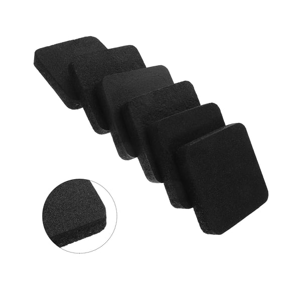 Clispeed 6Pcs Thickened Shock Absorbing Treadmill Mat with Sound Insulation and Floor Protection
