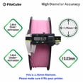 thumbnail image 3 of Pink PLA 3D Printer 1.75mm Filament - FilaCube 1.75 mm 1kg PLA 2 (PLA 2nd Generation) 3D Printing Plastic Pink Filament [Made in USA] 1kg/roll for FDM/FFF Printer and 3D Pen polylactic Acid, 3 of 8