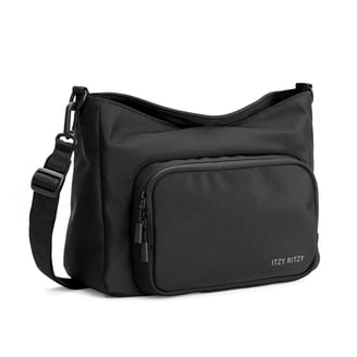 JJ Cole Designer Bloomfield Leather Backpack Shoulder Laptop Travel Diaper Bag JJ Cole Bloomfield Modular Knapsack Diaper Bag Onyx & Ivory main image 4