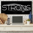 thumbnail image 5 of Stupell Industries Strong Phrase Bold Typography Paint Stroke Inspired Canvas Wall Art by Daphne Polselli, 5 of 5