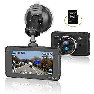 3/" Full HD 1080P Car Dash Cam DVR Camera G-sensor Video Recorder 170° Wide-Angle