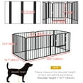 thumbnail image 3 of PawHut Parc pour Chien Robuste à 6 Panneaux avec Porte, pour Petits Chiens, 3 of 10