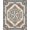 Blue Rust Ivory, Pattern 5, variant on ODIKA 8'x10' Washable Area Rug Plank Inspired Vintage Border Southwestern Door Farmhouse Lone Playful for Living Room, Under Sectional, Family , Durable, Non-Slip