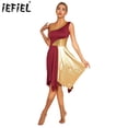 thumbnail image 2 of Vestido de baile lírico de Ballet para mujer, disfraz metálico de adoración, celebración del espíritu, vestido de baile de alabanza, vestidos sin mangas, Ropa de baile, 2 of 5