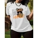 thumbnail image 1 of Easter Glasses Bunny Egg Print Casual Stylish Top for Black Women, Round Neck Short Sleeve T-Shirt, 1 of 7