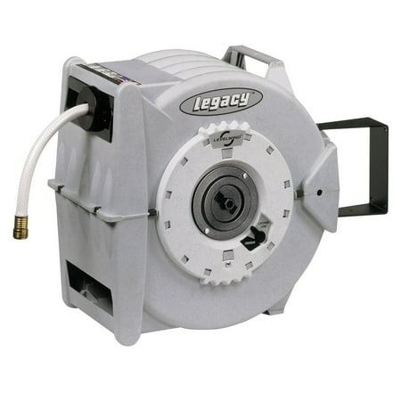 Flexzilla Heavy Duty Levelwind Retractable Garden Hose Reel, 5/8 Inch x 50 Feet