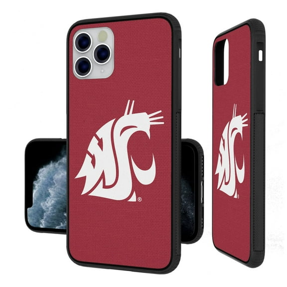 Washington State Cougars iPhone Solid Design Bump Case