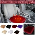 thumbnail image 6 of Guanhe Car Front Seat Cushion, Soft Warm Faux Winter Auto Seat Cover, Fluffy Plush Vehicle Seat Protector Pad, Car Accessories(Rose Gold), 6 of 6