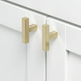 thumbnail image 3 of GlideRite 2 in. Solid Square Cabinet T-Knob, Champagne Gold - 21683-T-CHPG, 1 Pack, 3 of 4