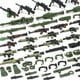 thumbnail image 5 of Building Block Toy Feleph, paquete de armas militares, 325 piezas, 5 of 5