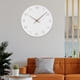 thumbnail image 5 of Relojes de nórdicos Relojes colgantes decorativos que no hacen tictac Reloj de pared silencioso pulgadas para cocina Oficina Zulema Reloj de pared, 5 of 8