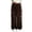Brown, variant on Womens Shaggy Fleece Wide Leg Pajama Pants Elastic Waist Loose Winter Loungewear Red M