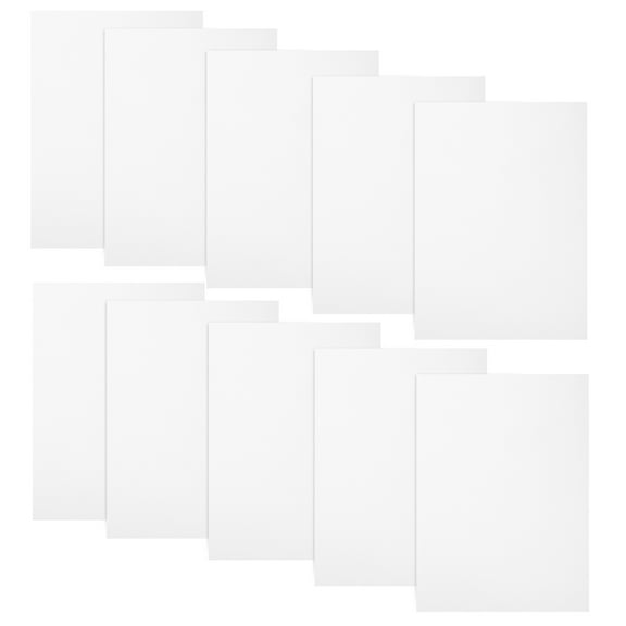 100 Sheets Cardboard Paper Label Paper Printer Paper 29.70X21.00X0.10CM White