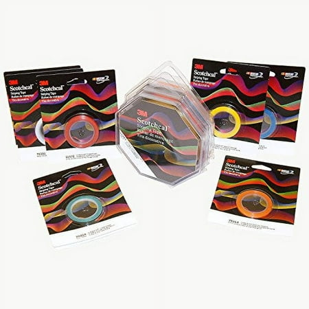 3M Scotch Scotchcal Striping Tape: 1/4 in x 40 ft. (Black)