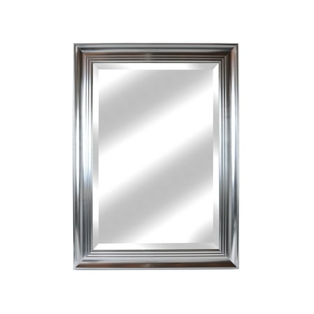 Waterfall Silver Framed Beveled Gl Wall Mirror 30 X 42 Waterfall Silver Framed Beveled Gl Wall Mirror 30 X