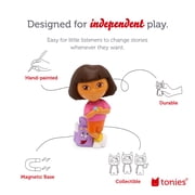 tonies Dora the Explorer Audio Play Figurine for Portable Speaker, Multicolor, Plastic