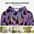 thumbnail image 4 of Kdxio Funny Goose Print Womens Oversized Hoodies Sweatshirts Hooded Pullover Tops Sweaters Casual-Small, 4 of 7