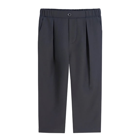 Boys Uniform Jogger Pants Girls Classic Adjustable Waist Chino Pants Dress Pants Stretch Woven Performance Long Trousers Formal Back To School Clothes