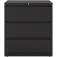 thumbnail image 4 of Hirsh 36" Wide 3 Drawer Metal Lateral File Cabinet - Black - 2 units total, 4 of 7