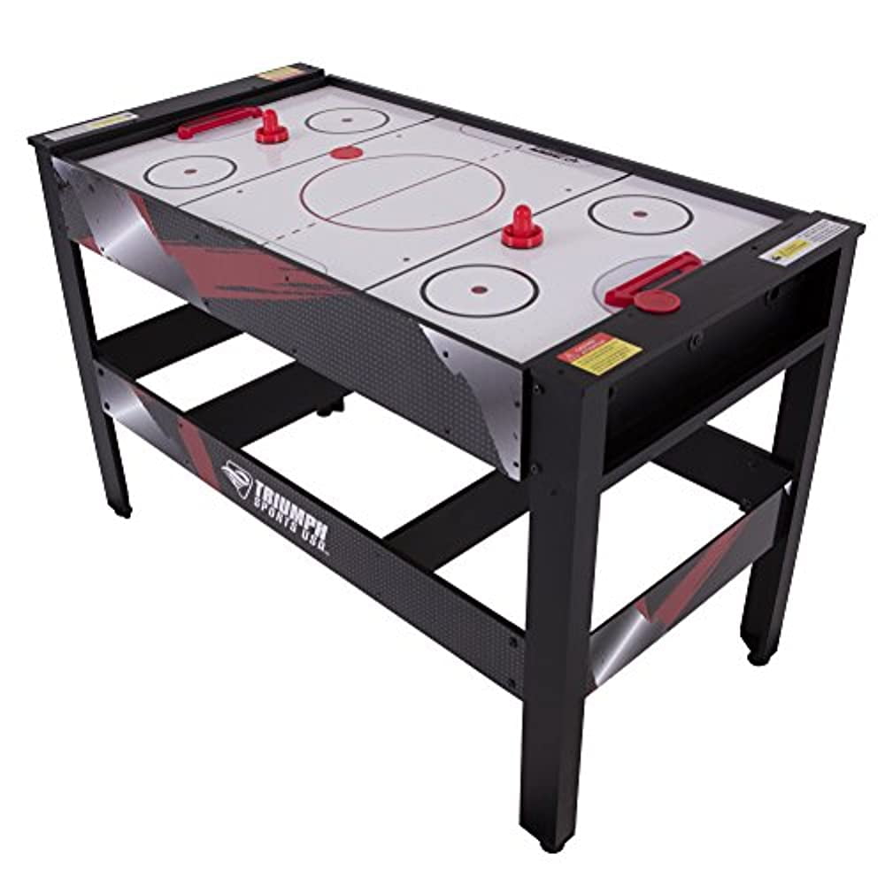 Triumph 4 in 1 Rotating Swivel Multigame Table Air Hockey Billiards