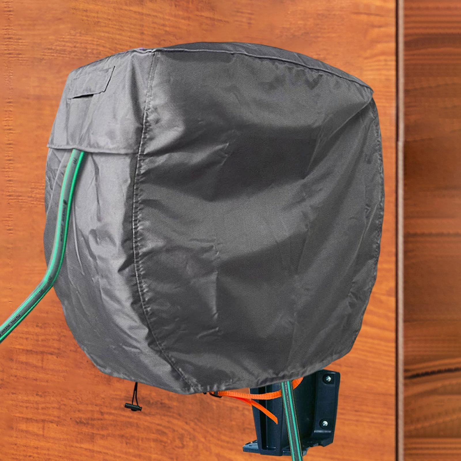 Aymzbd Garden Hose Reel Cover Protect Waterproof Protector for Lawn Yard Outdoor gray