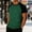 (Crewneck)Army Green, variant on Coorders Men's Crewneck T-Shirts with Short Sleeve, Basis Casual Crew Tee Tops ,Big and Tall Army Green,Size XL