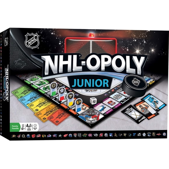 MasterPieces NHL Opoly Junior Board Game, for 2-4 Players, Ages 6+