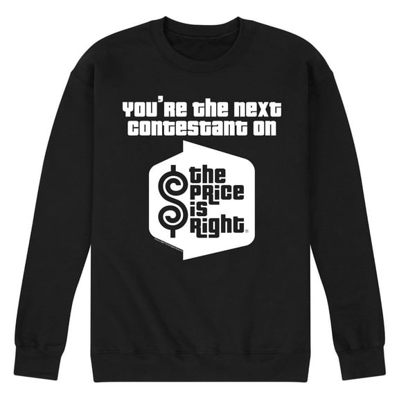 Price is Right - Next Contestant - Men's Crew Fleece Sweatshirt