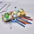 thumbnail image 5 of Rocae Colorful Easter Eggs for Leather Pencil Case - Zippered Pen Case Stationery Bag Zipper Pouch Pencil Holder For Men Women Businessmen And Artists, 5 of 5