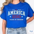thumbnail image 3 of VibeNest Studio Unisex 250 Years of Freedom 1776-2026 America Patriotic Family Group Matching Graphic T-Shirt, 3 of 8