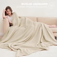 thumbnail image 2 of Manta de cama Cosy Family, muselina de algodón, 6 capas, color canela claro, 140 x 200 cm, 2 of 7
