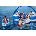 thumbnail image 6 of CoolerZ Tropical Breeze III Inflatable 8-Person Floating Island with UV Sun Shade and Connecting Lounge Rafts, 6 of 8