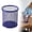 Dark Blue, variant on Blecry Mesh Desk Organizer for Stationery, Round Pen Cup for Office and Schol, 9.5cm Tall Metal Pencil Holder, Colorful Caddy for Pens, Markers, and Scissors (Mint Green)