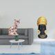 thumbnail image 2 of Estatua de mujer africana, figura de resina, estatua de gato, adorno de escritorio, material único, ideal para escritorio, oficina, decoración del, 2 of 8