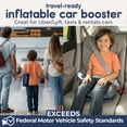 thumbnail image 2 of Asiento elevador inflable portátil Hiccapop UberBoost azul, 2 of 7
