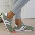 thumbnail image 4 of Womens Casual Fashion Sneakers Classic Retro Walking Shoes (Green 36), 4 of 7