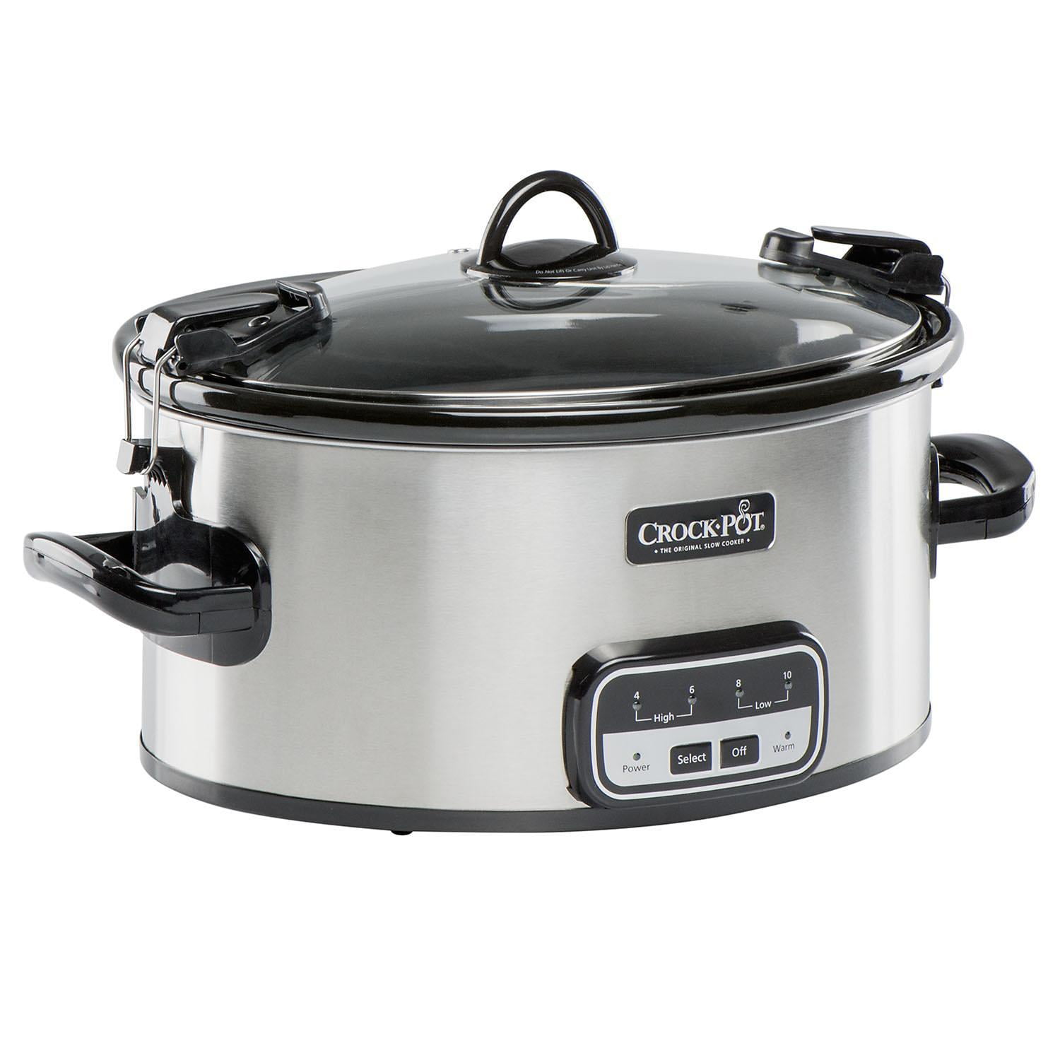 CrockPot 6Quart Cook and Carry Slow Cooker with Little Dipper Warmer