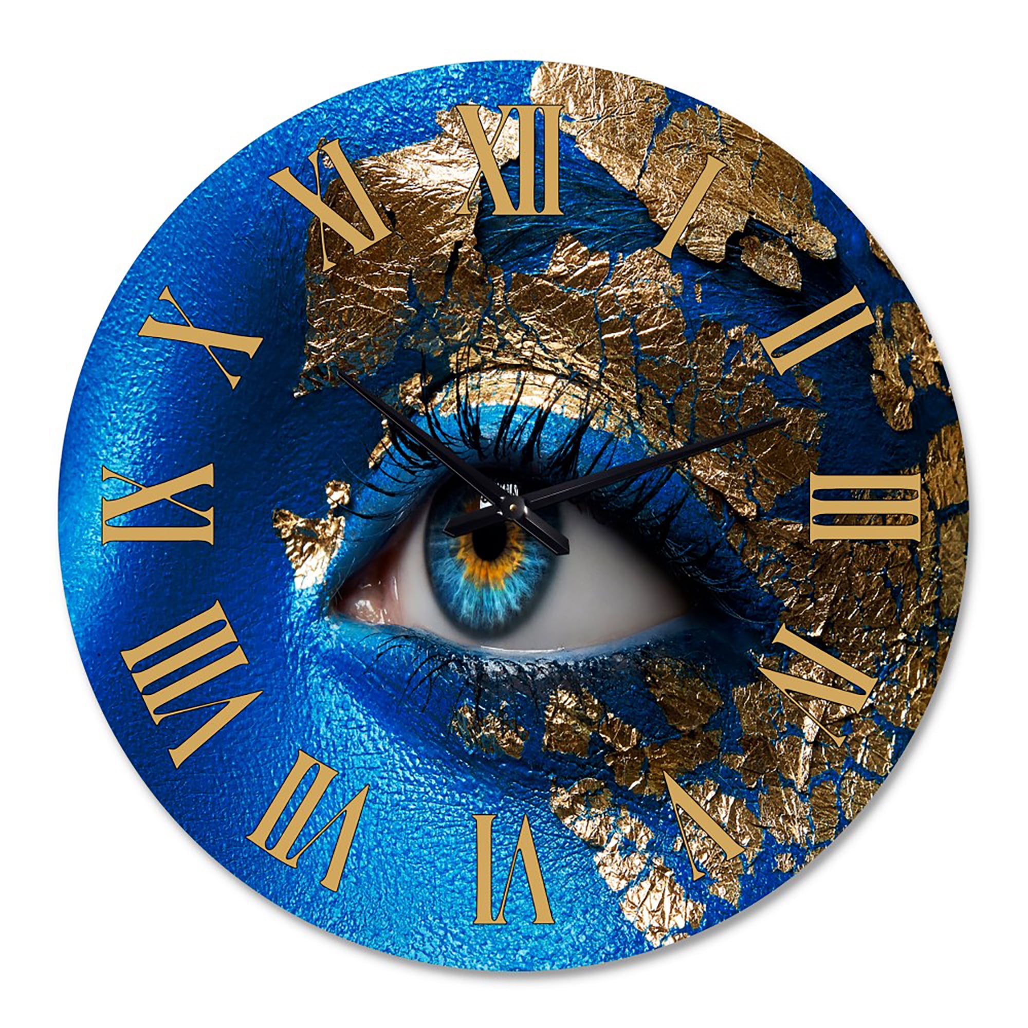 Designart 1 in Modern,Contemporary Wall Clock