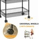 thumbnail image 4 of Carro Rodante de 3 Niveles, Carrito de Cocina de Metal con Canastas, Estantería de Alambre, Carro de Almacenaje para Cocina y Baño con Asas, 4 of 7