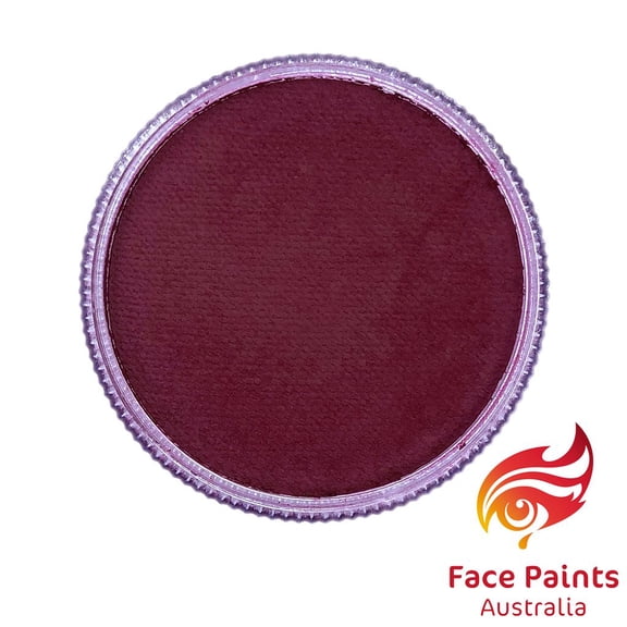 Face Paints Australia Face and Body Paint - Essential Cherry (30 gm), Hypoallergenic, Highly Pigmented, Water Activated, Skin Safe, Non-Toxic Face Paint
